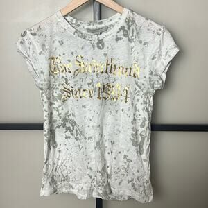 NWT ALLSAINTS Portland Anna cotton-jersey T-shirt Size 0